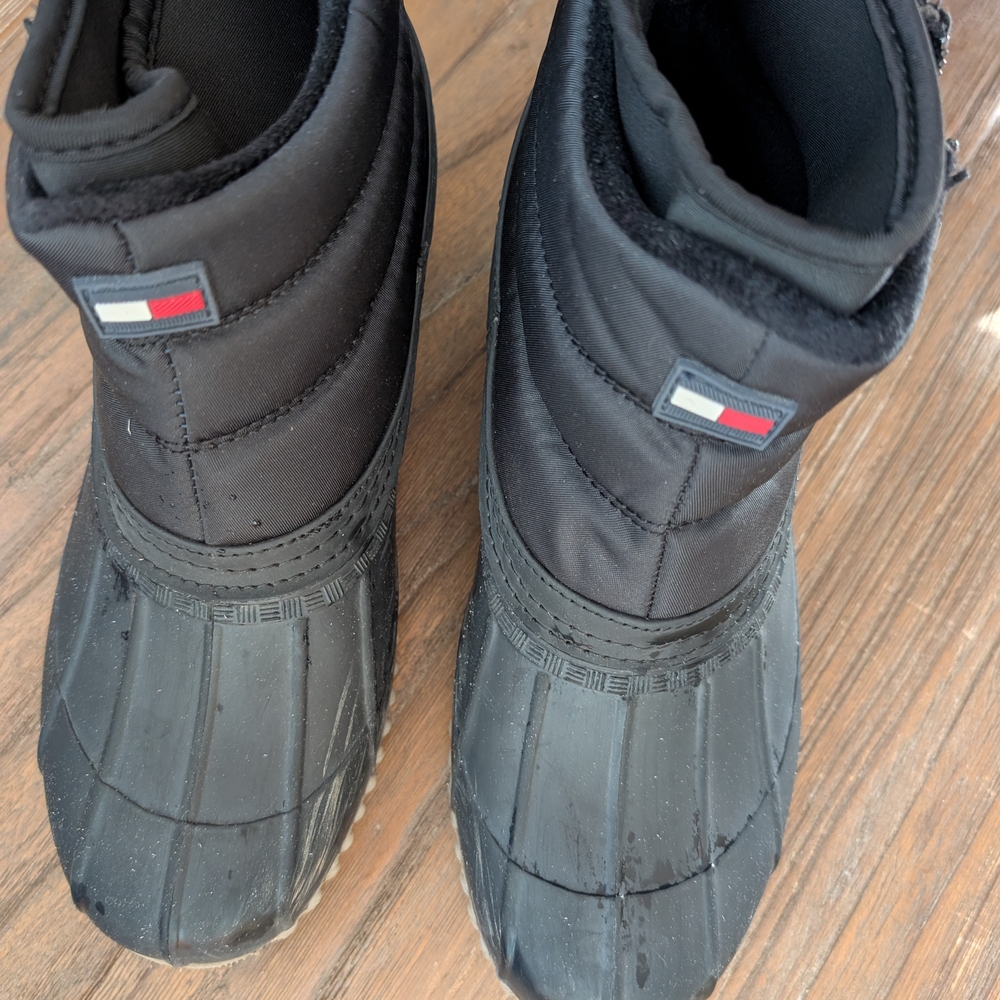 Tommy Hilfiger Black Winter Boots